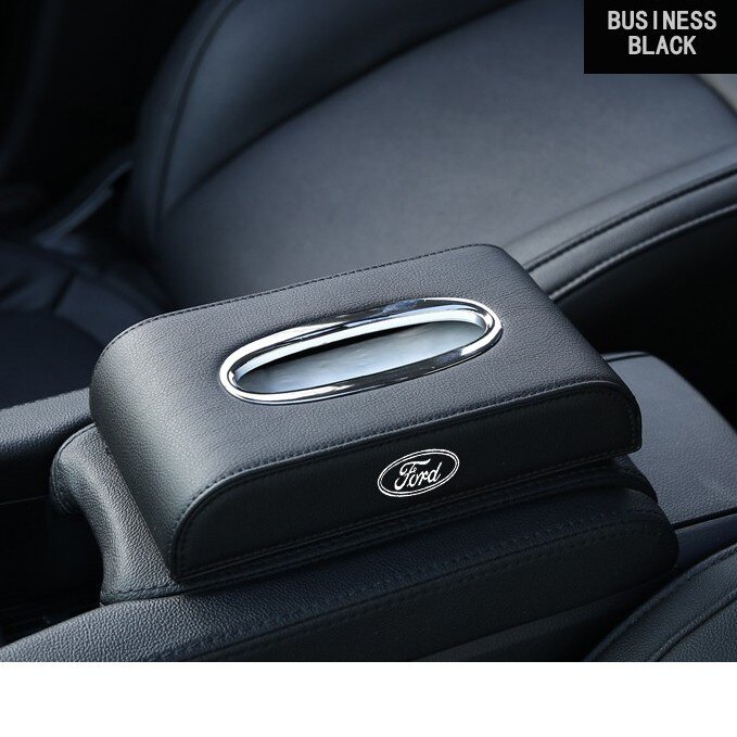 Ford Premium Leather Car Tissue Box Raptor Everest territory escape ranger high quality