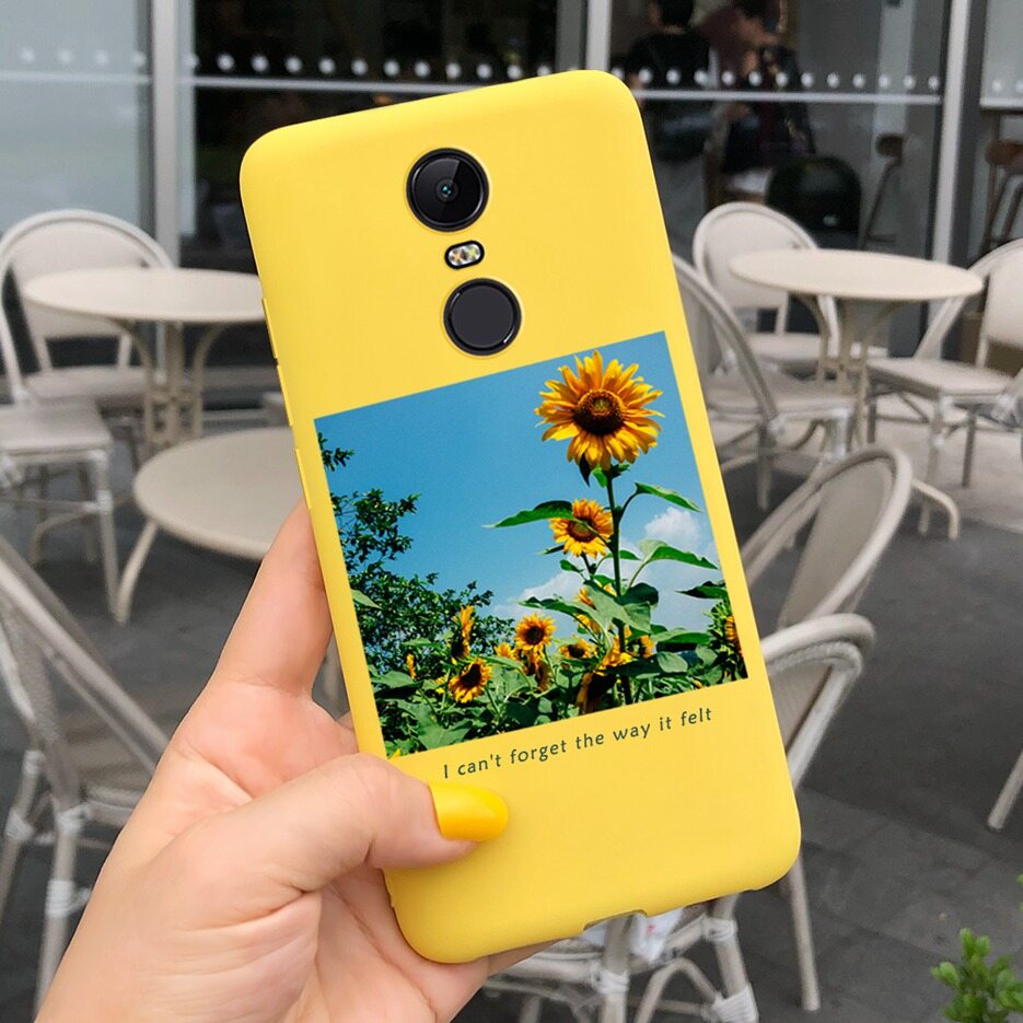 For Xiaomi Redmi Redme Plus Case New Fashion Sunflower Soft