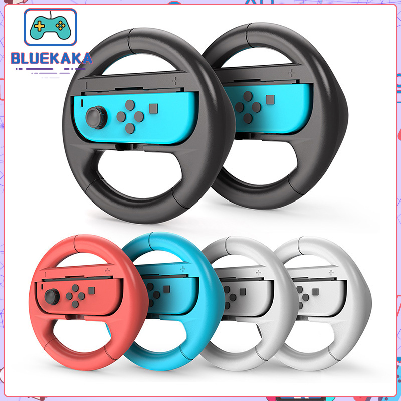 BLUEKAKA Joycon Tay Cầm Đua Lái Trò Chơi Giá Đỡ Bánh Lái Cho Nintendo Switch Oled /NS Joy-Con Tay Cầm Điều Khiển Hỗ Trợ Tay Cầm