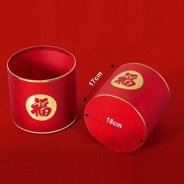 Chậu chữ phúc 17cm chậu hoa tài lộc cắm hoa tết cành đào đông trang trí tết