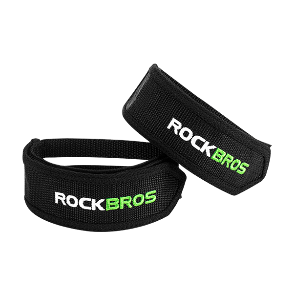 Rockbros Bicycle Fixed Gear Cycling Pedals Bands Feet Set With Straps Beam Foot Cycling Bike Anti-slip Bicycle Pedals Strap