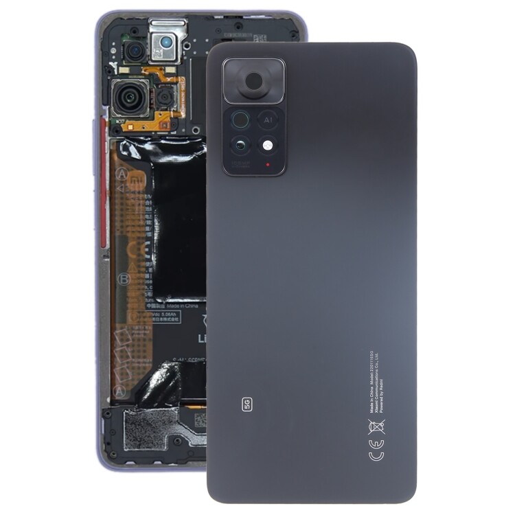 （ready stock） For Xiaomi Redmi Note 11 Pro+ 5G India Original Back Cover with Camera Lens Cover