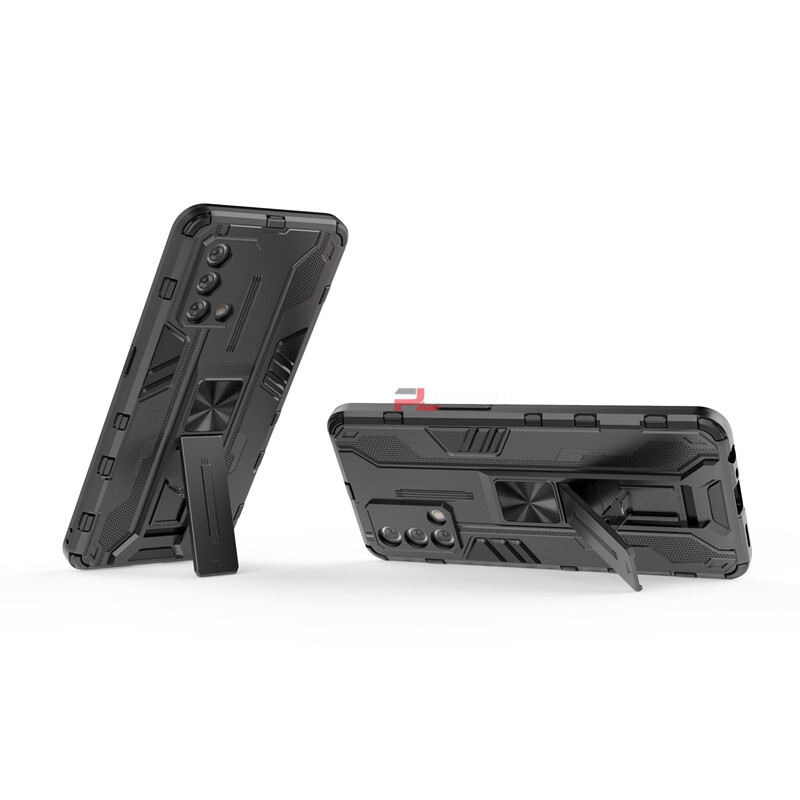 PlusCase for OPPO A95 4G A74 4G Case Shockproof Kickstand Armor Camera Lens Protector Hard Back Cover