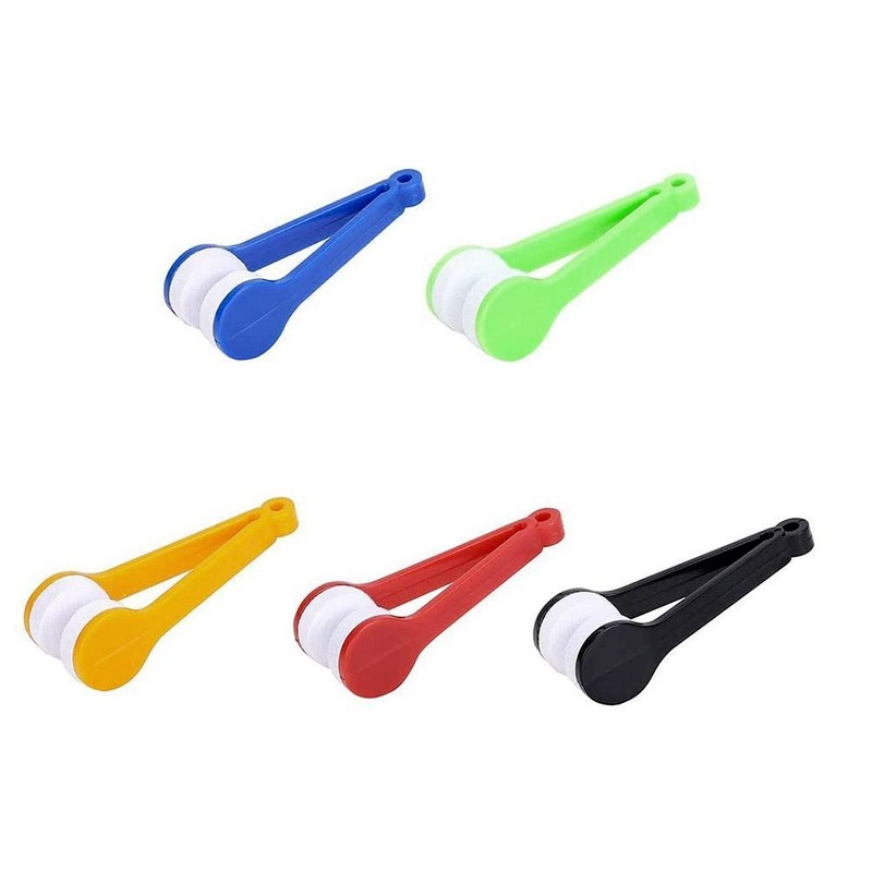 Dụng Cụ Cọ Kính Vi Sợi Hai Mặt Dụng Cụ Vệ Sinh Siêu Mềm Lau Kính Mini Lau Lau Kính Cầm Tay Đa Năng