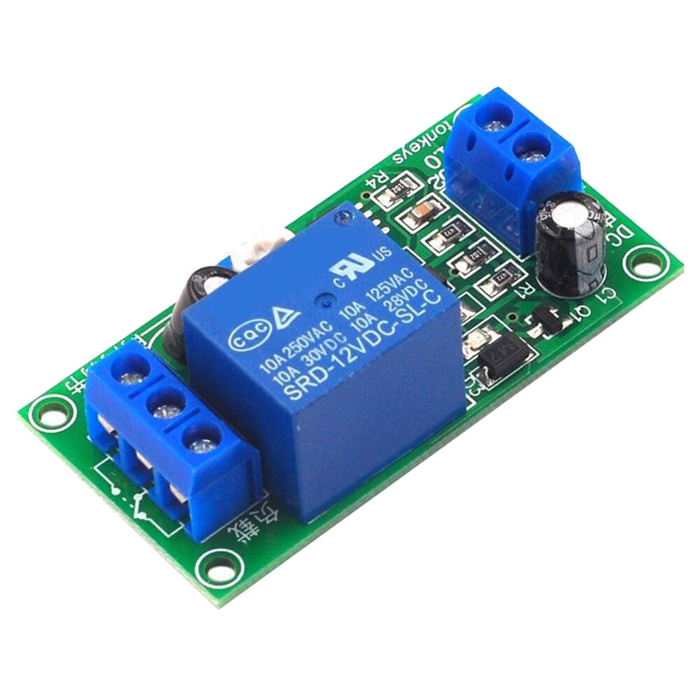Relay Delay Turn On Off Delay Switch Module Time Adjustable Timer Relay Control Switch Board 12V