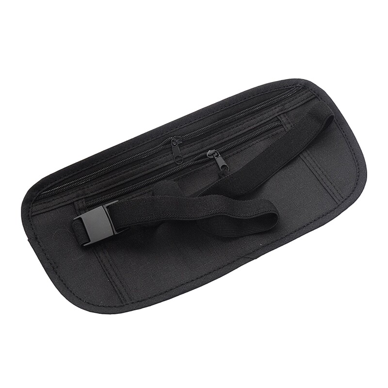Travel Money Belt RFID Against Invisible Theft Secret Wallet Hidden Under  Clothes Belt Wallet Security Travel Pouch