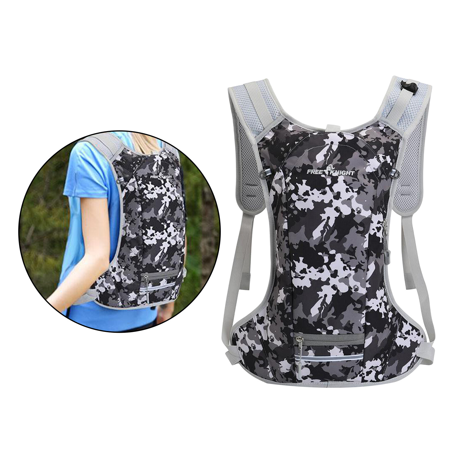 Baoblaze Hydration Backpack 2L Hydration Bladder Bag - Hydration Pack for Cycling, Running, Hiking