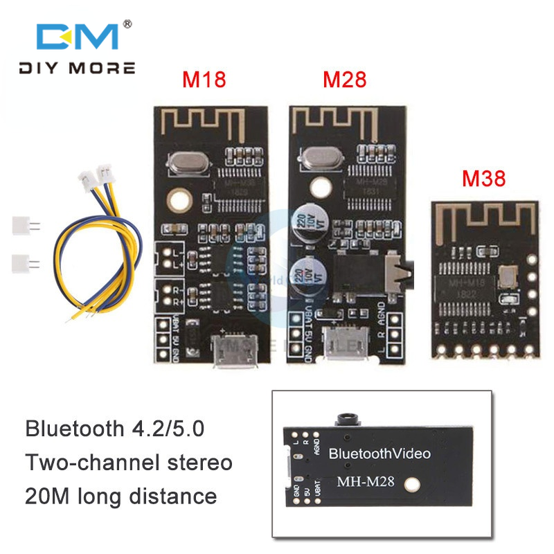 diymore MH-MX8 Mô-đun Bảng Thu Âm Thanh MP3 Bluetooth Không Dây Bộ Giải Mã Không Mất Dữ Liệu BLT 4.2 Bộ Tự Làm Độ Trung Thực Cao HIFI M18 M28 M38