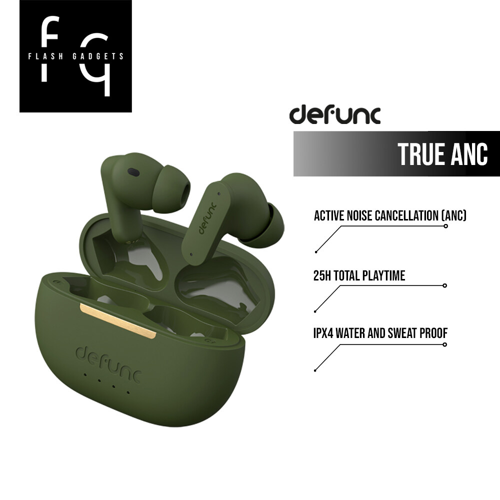 Defunc True ANC Active Noise Cancellation Wireless Earbuds 1