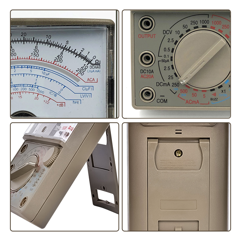 Aideepen Multimeter Precise Instrument Pointer Multimeter Used to Measure DC Power One-way Voltage and AC Voltage