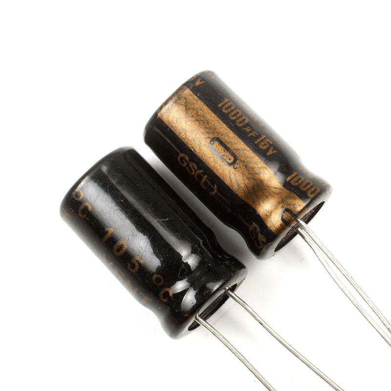 1pcs 16v 1000uf electrolytic capacitors 105°c 10x18mm