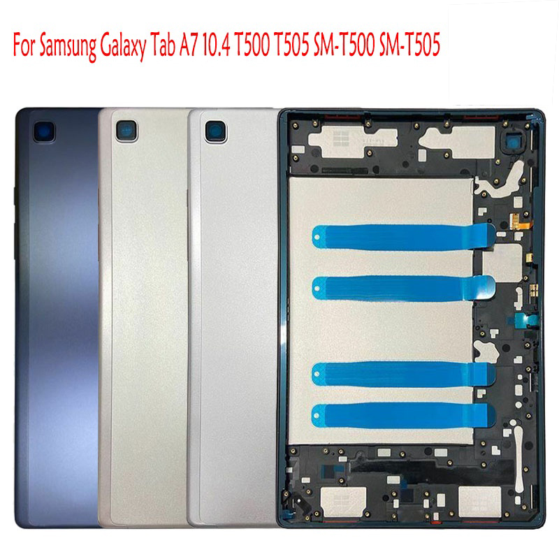 Battery housing for samsung galaxy tab a7 10.4 2020 t500 t505 battery door sm-t500 sm-t505 back case cover back case parts