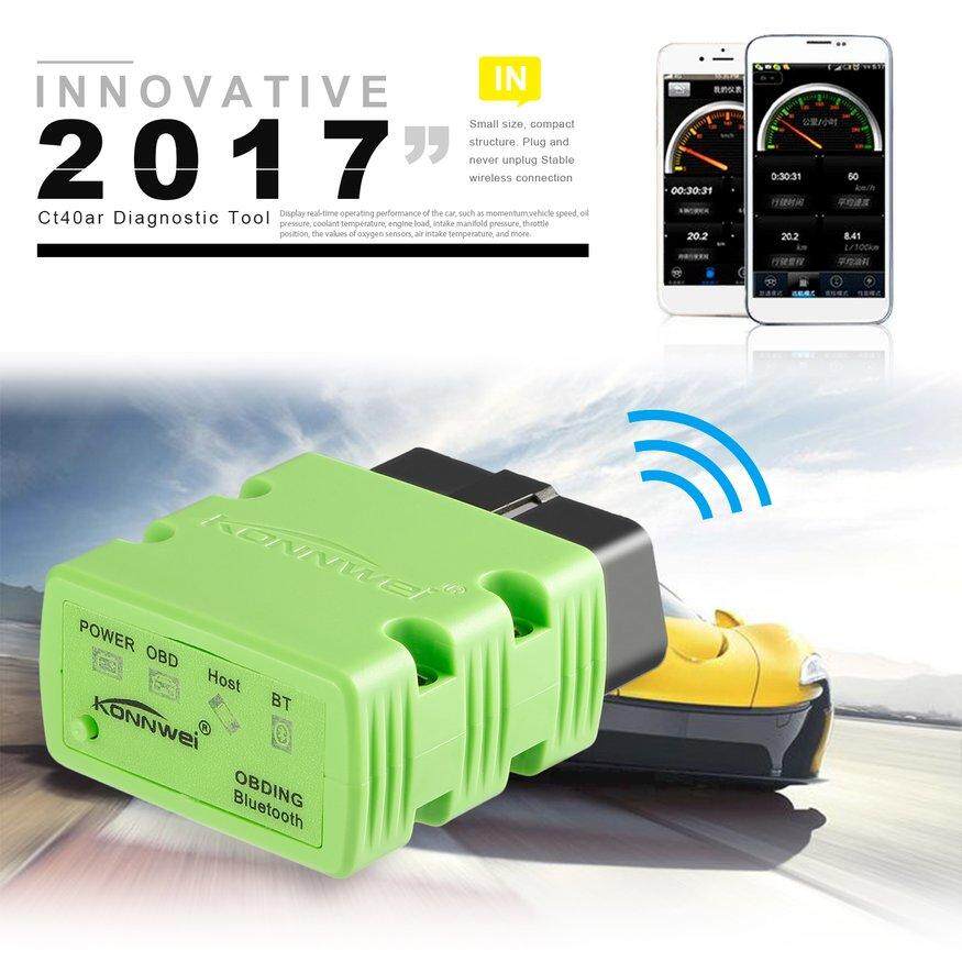 ELM327 BT Bluetooth OBD2 Scan tool OBDII Car Diagnostic Scanner Code Reader Tool