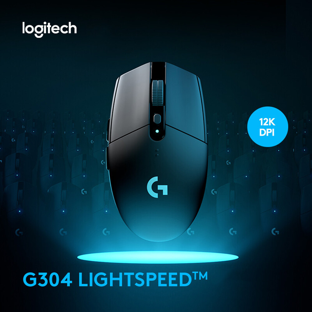 Logitech G304 LIGHTSPEED Wireless Gaming Mouse 12000DPI 6 Programmable ...