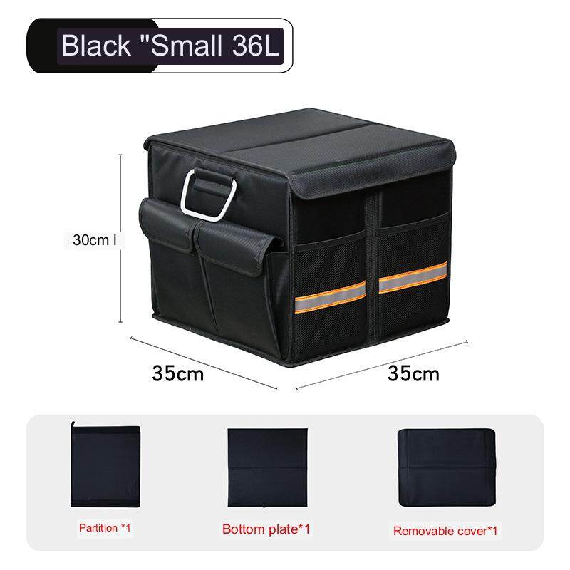 Car storage box, car organizing box, trunk storage box, foldable car storage box, outdoor glove box