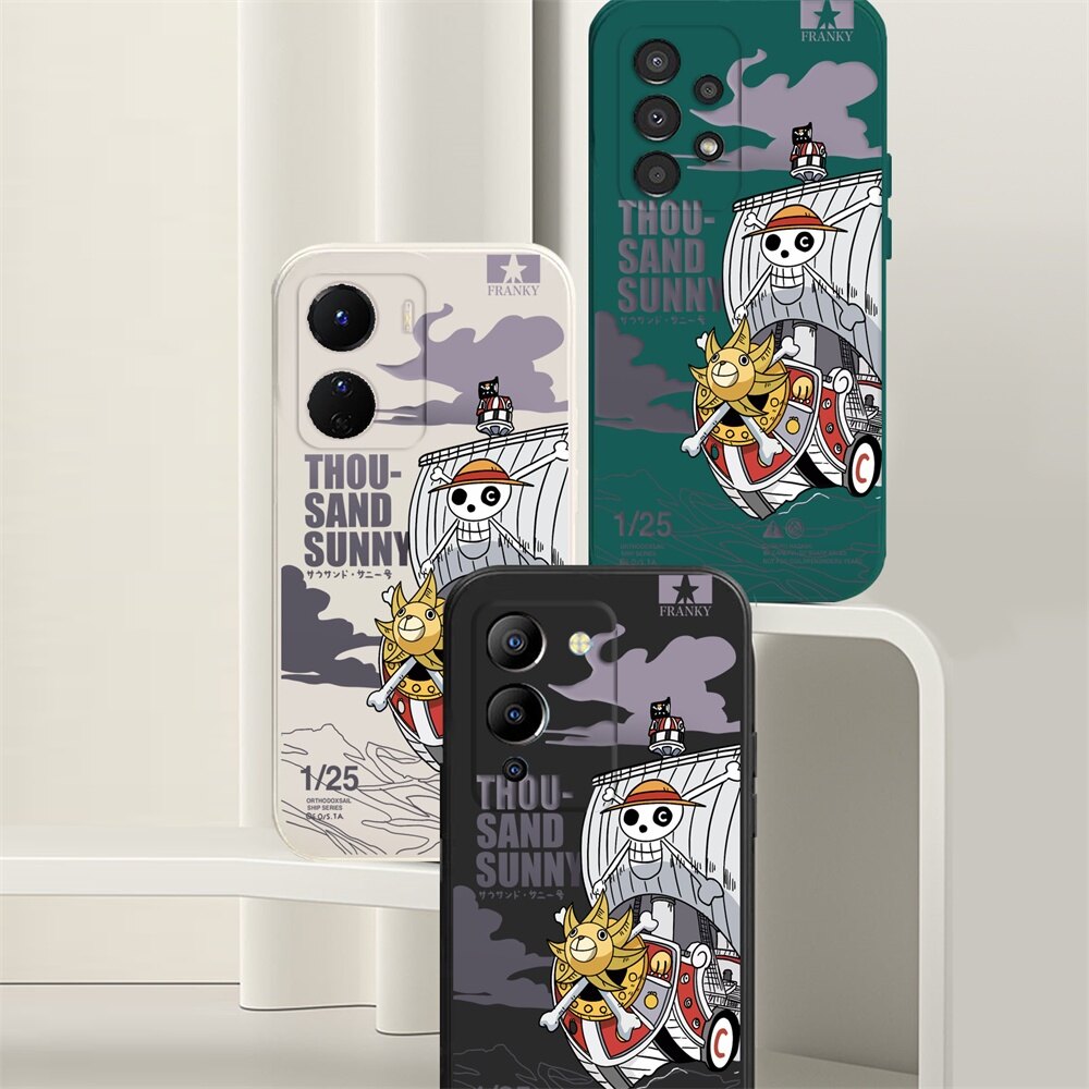 Case for iPhone 14 Pro Max 14 Plus iPhone 13 Pro Max iPhone 11 Pro Max iPhone 12 Pro Max iPhone XR XS Max iPhone 6S Plus 7 8 Plus SE 2020 One Piece Thousand Sunny Soft Silicone Phone Case Cover