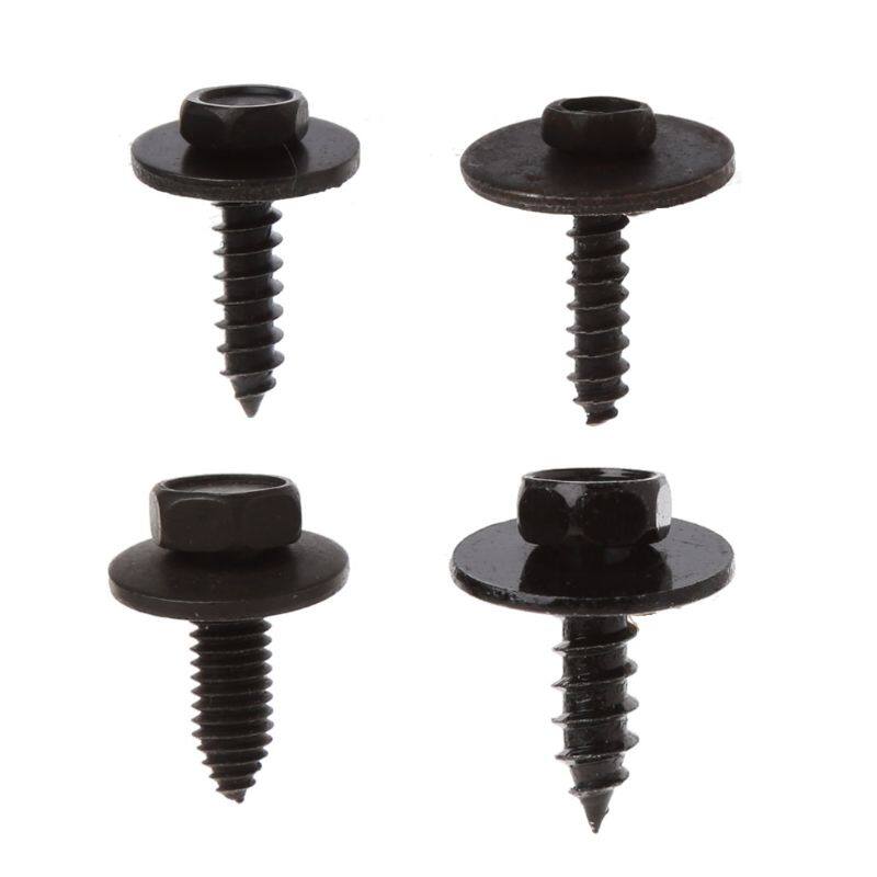 10PCS Universal Hex Screws Self Tapping Tapper Screw for Various Car Vehicle Models Kit