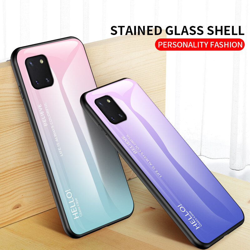 Ốp Cho Samsung Galaxy Note 10 Lite Ốp Lưng Điện Thoại Bằng Kính Cường Lực Tốt Ốp Cho Samsung Galaxy Note10 Lite Ốp Kính Mát Thời Trang