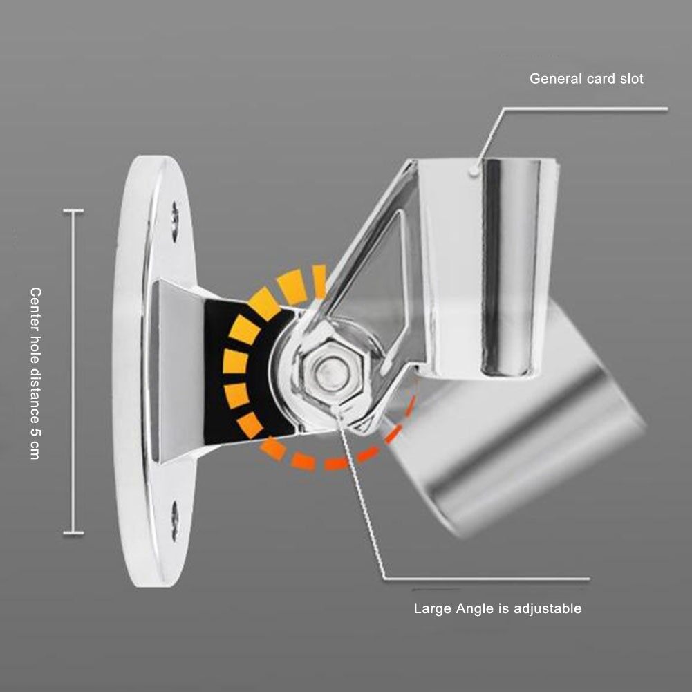Shower Holder Adjustable Shower Sprinkler Holder Fixed Base Perforated Universal Microphone Holder Seat