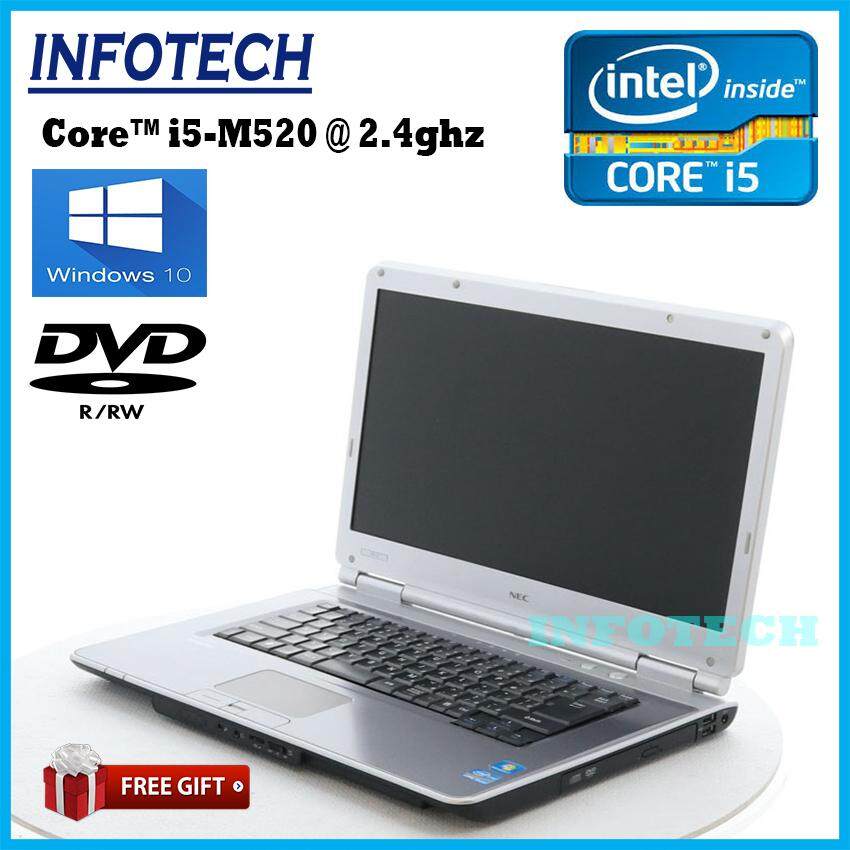 Nec VY24 intel core i5 2.4ghz 4gb ram 320gb hdd dvd hdmi laptop notebook 15.6 ~ refurbished Malaysia
