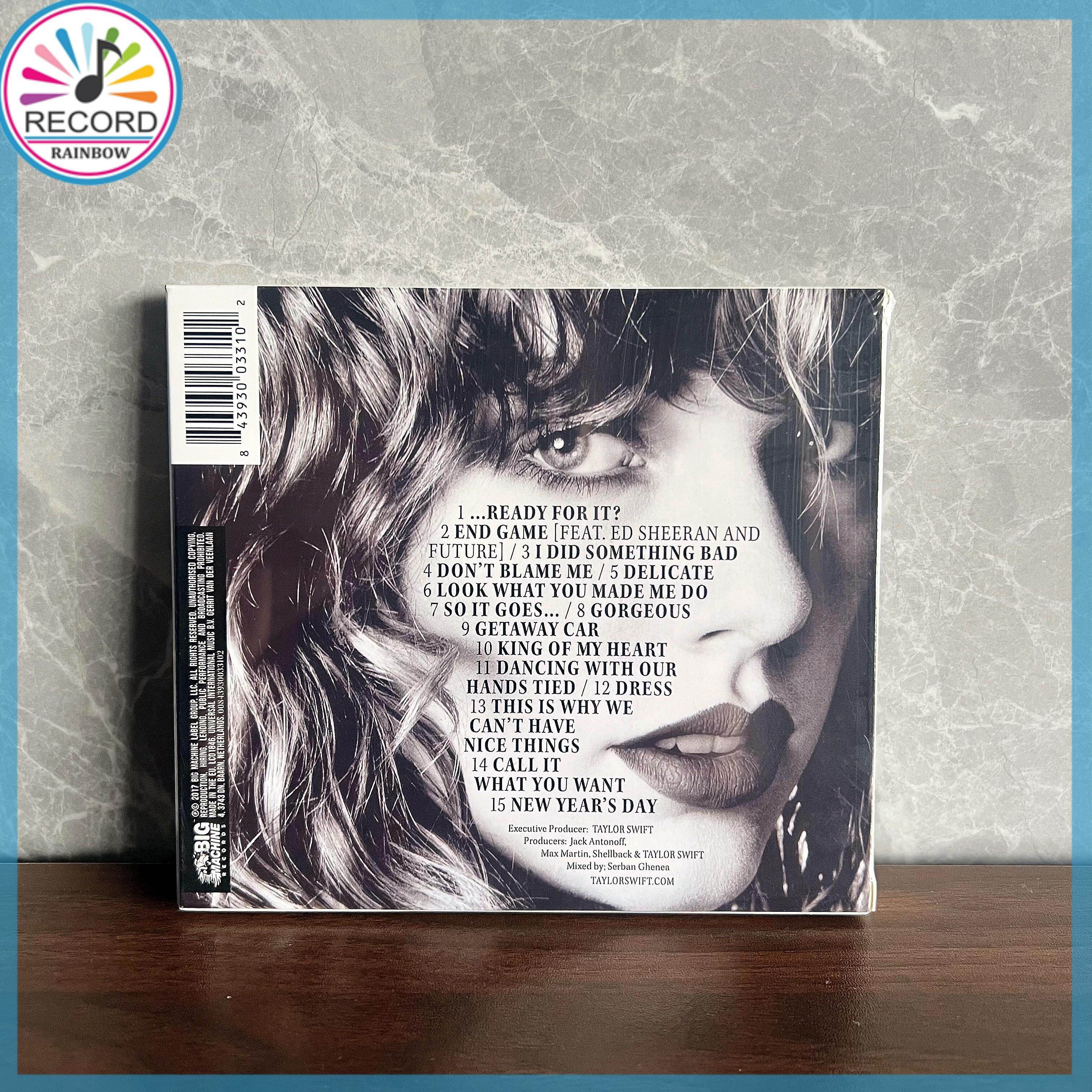 Taylor Swift Reputation CD + Poster Original Music CD Album
