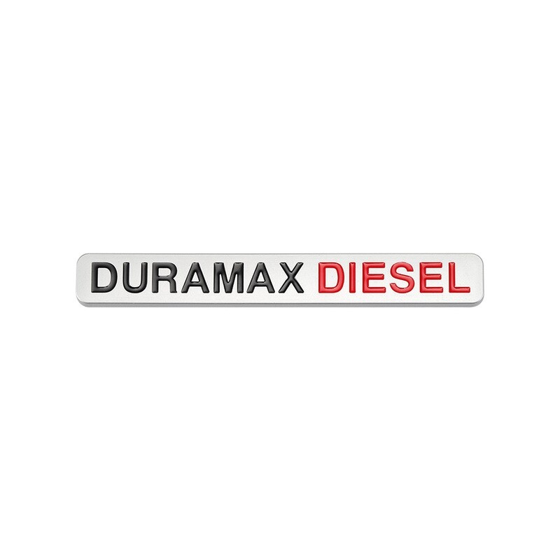 DURAMAX DIESEL logo letter sticker for Chevy Chevrolet Silverado Colorado Suburban GMC Sierra Yukon Canyon Rear emblem Side badge