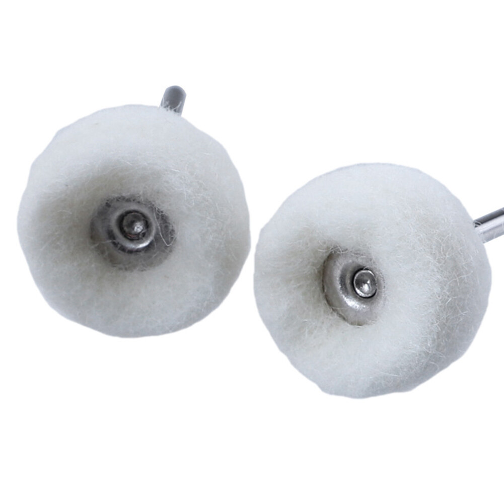 3mm Shank Wool Polishing Abrasive Brush Grinding Buffing Wheel Hand Tools