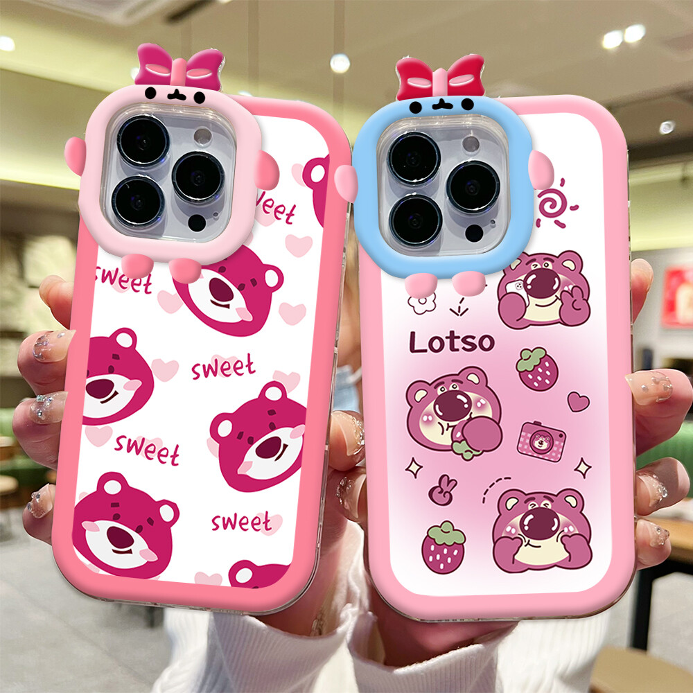 Hontinga Casing Case For Xiaomi Redmi Note 11 Pro 5G 4G Note 11S Note 11 9A note11s Case Cartoon Cute Bear Soft Silicone Full Cover Shockproof Rubber Cases Back Cover Phone Casing Softcase For Girls