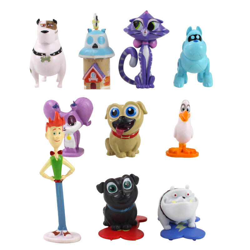 12pcs/set 0.5-8cm Puppy Dog Pals Bingo 