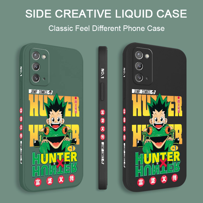 Frog Hunter Phone Case For Samsung Galaxy Note 20 Ultra 10 Plus 9 Liquid Silicone Side Pattern
