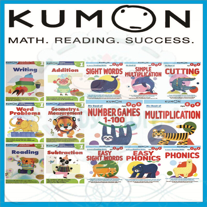 Kumon Preschool Workbooks Writing Math Workbook Series My