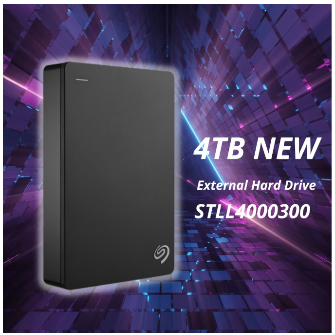 Seagate 4TB New version For PS4/PS5 External Game Drive 