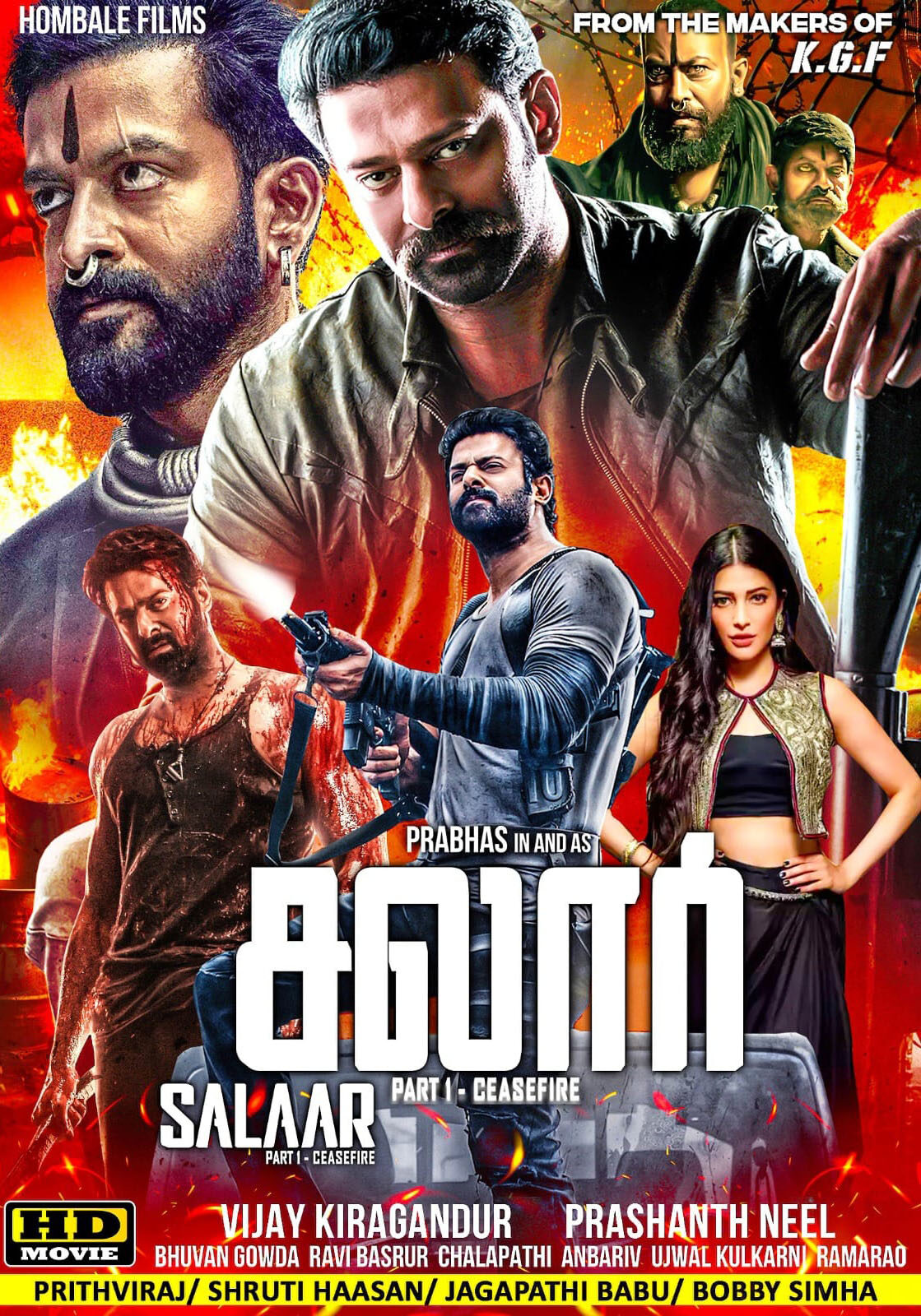 Salaar Kgf Disney+ Hotstar Salaar: Cease Fire Part (2023) Tamil