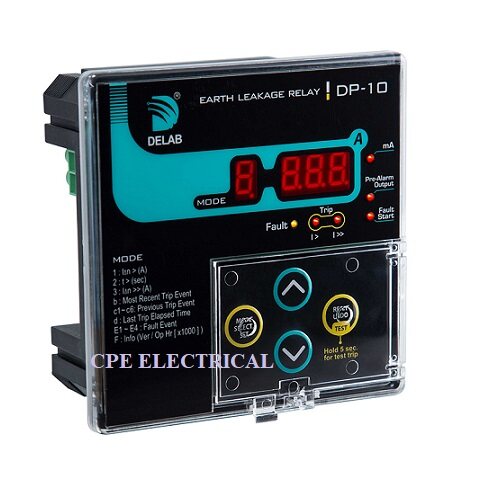 DELAB DP10 Earth Leakage Relay ZCT Lazada