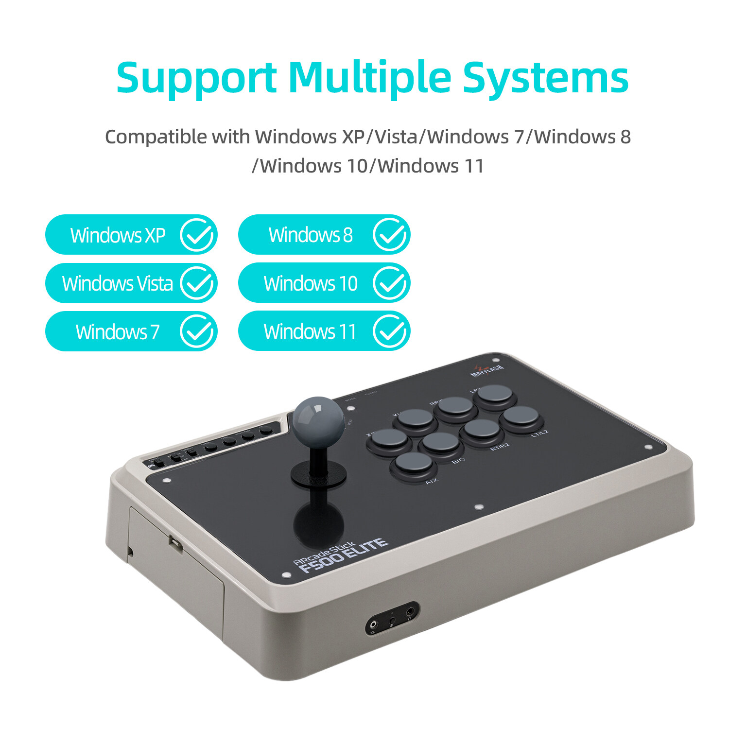 MAYFLASH Arcade Stick F700 Elite with Sanwa buttons and