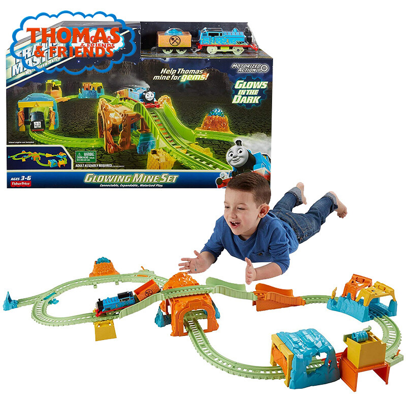 thomas the train glow in the dark track set