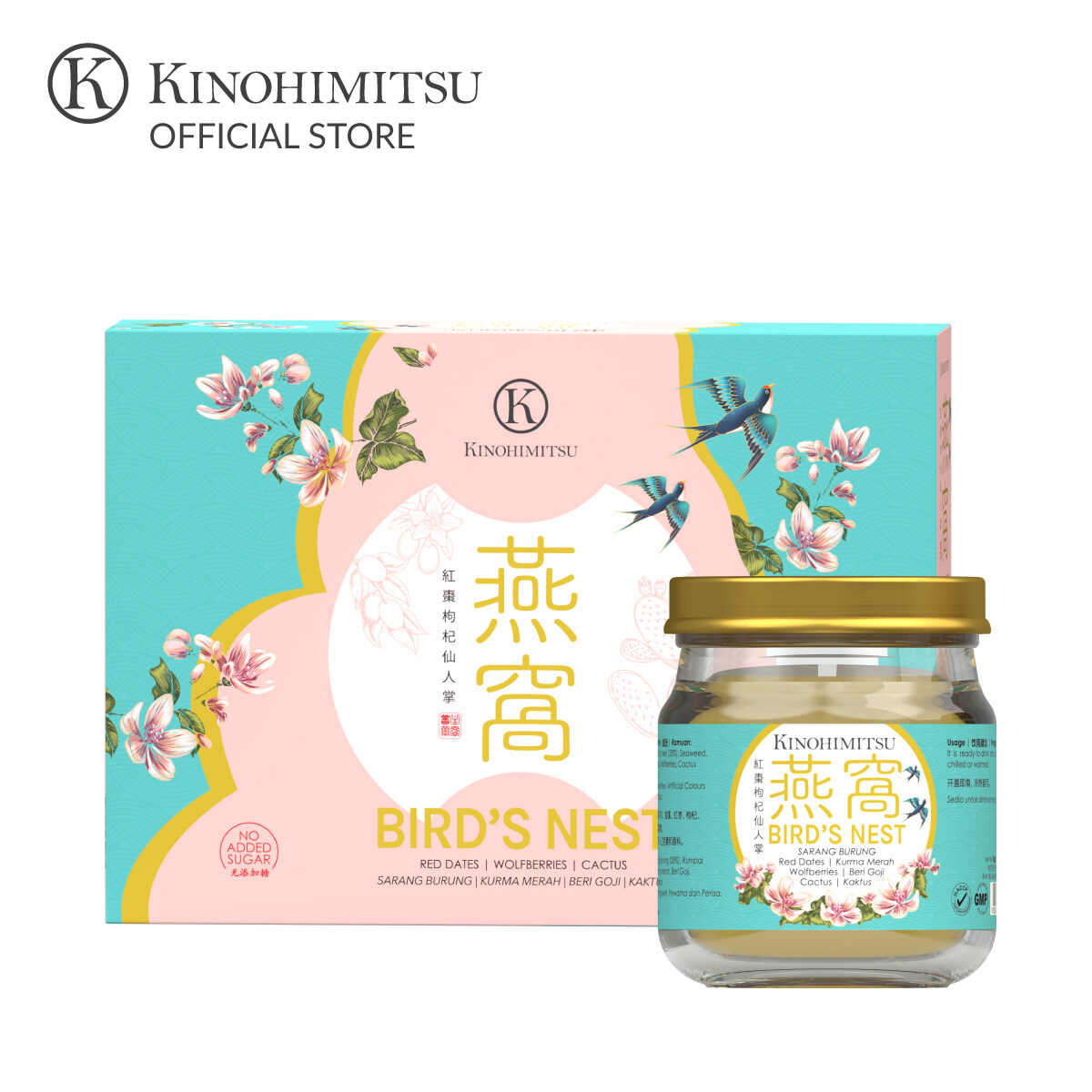 [Lazada Exclusive] Kinohimitsu Birds Nest with Red Dates, Wolfberries