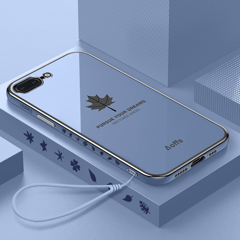 Ốp lưng iPhone 6 6S 6 Plus 6S Plus 7 8 7 Plus 8 Plus SE 2020 thiết kế mới lá phong Ốp điện thoại cho Iphone mềm 6plus 6splus 7plus 8plus