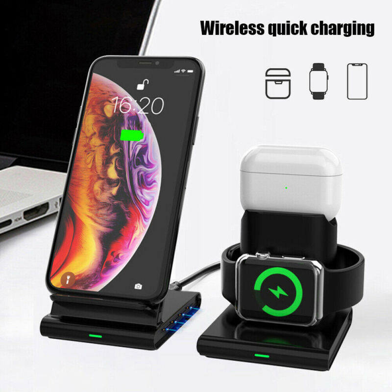 Giá Kép Không Dây Sạc Điện Thoại Sạc Thảm Lót Cho iPhone Samsung Dành Cho LG