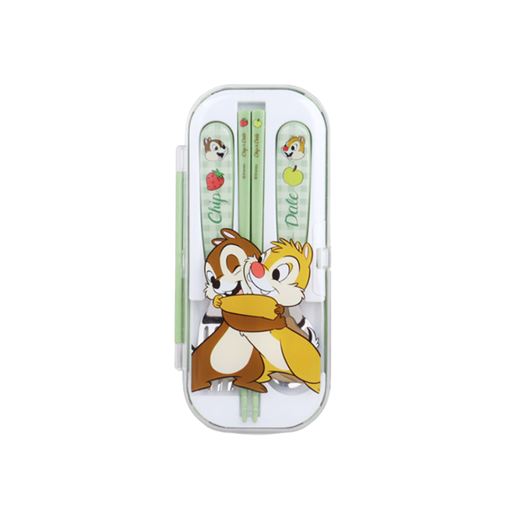 [DAISO] Chip & Dale Spoon Fork Chopsticks Set Lazada