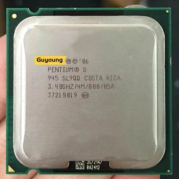 Original pd 945 desktops cpu for pentium d 945 4m cache 3.40 ghz 800 mhz lga 775 p d 950 cpu pd945