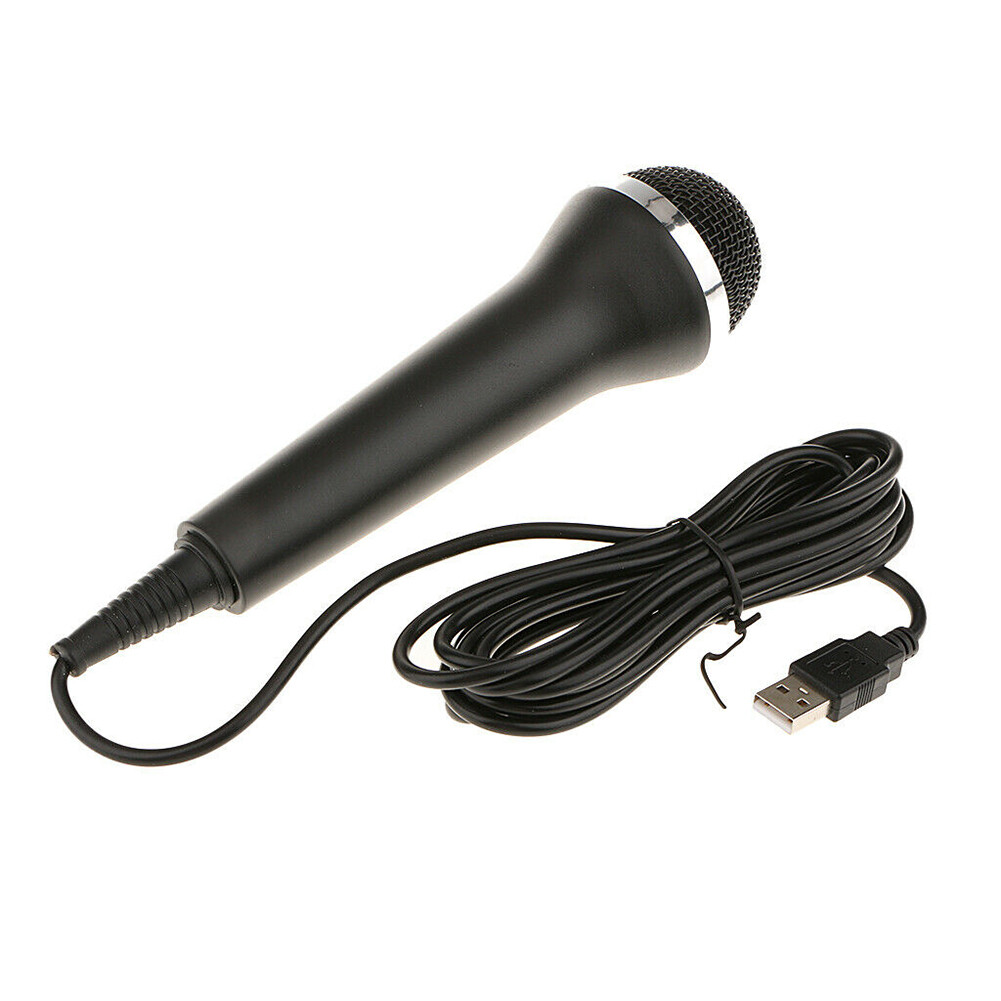 USB Wired Microphone Karaoke Mic for PS 4 PS4 Switch Wii Xbox PC