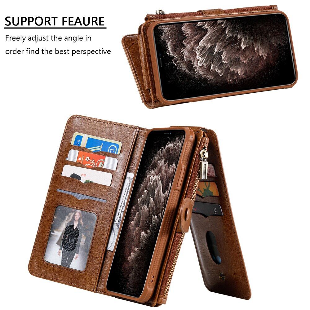 Custodia Portafoglio Con Slot Porta Carte Per IPhone (modelli Compatibili) – Doppio Strato TPU/PC, Antiurto, Rosa