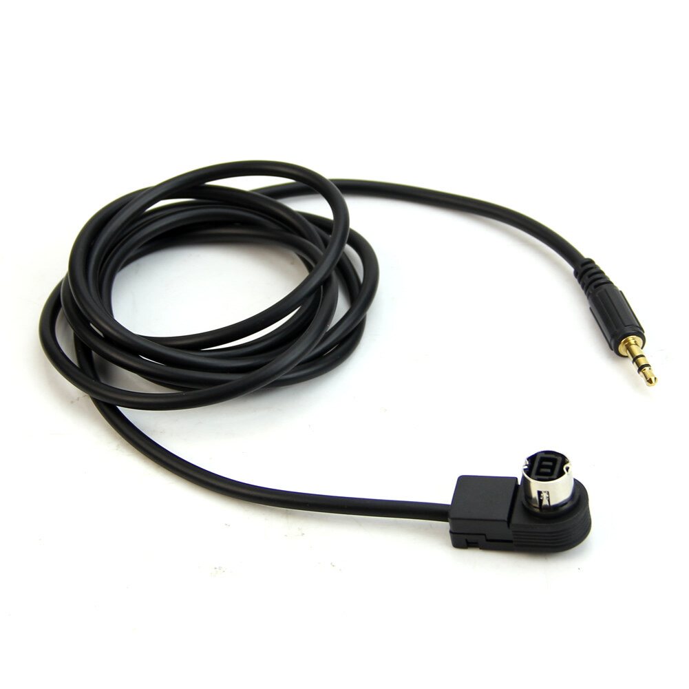 3.5mm car aux input cable mini plug jack for alpine ai-net iphone mp3 ornate new