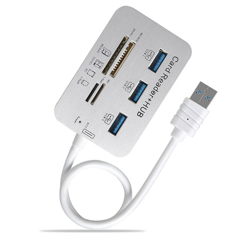 USB HUB 3.0 USB Splitter 3 Ports Extensor Multi USB Extension Multiple 3 0 Hub SD Card Reader