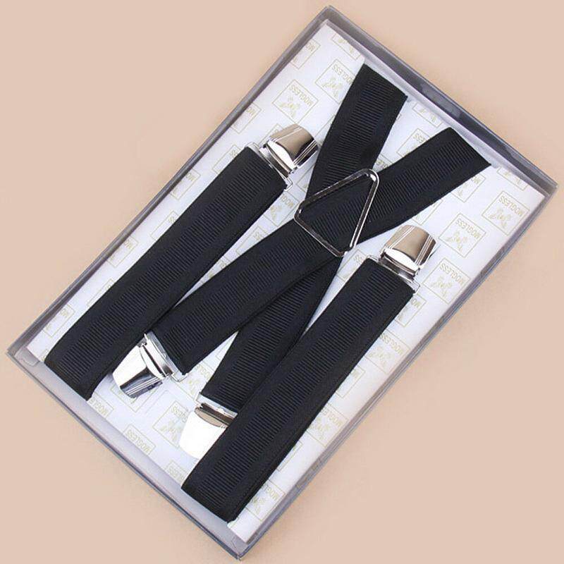 Dây Đeo Chéo Unisex 4 Kẹp Cho Người Lớn, Quần Yếm Thời Trang Có Dây Đai Co Giãn