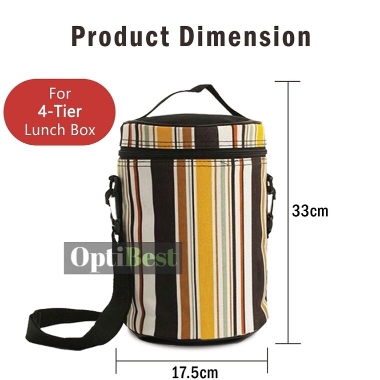 Insulated Thermal Bag (2.0L, 2.5L, 2.8L, 3 Tier, 4 Tier) Lazada