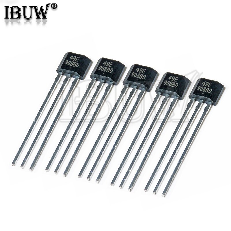 10pcs hall sensor ss40af ss41f ss495a ss49e 40af 41f 495a 49e ehigh sensitivity