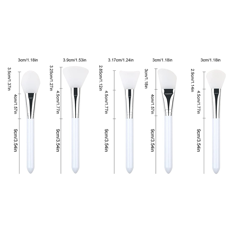 【BeautyMalls】Silicone Mask Brush Face Makeup Accessories Applicator Mud Facial Blending Brush Tool