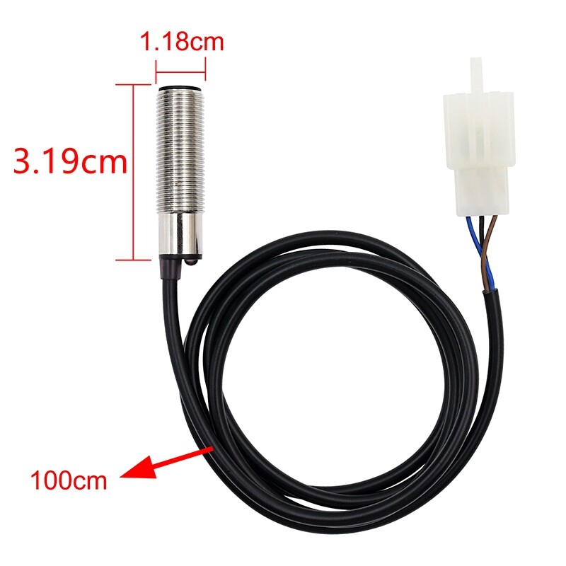 Universal RPM Motorcycle Meter Speedometer LCD Digital Sensor